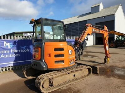 2017 Hitachi ZX48U-5A CLR Mini Digger - 2