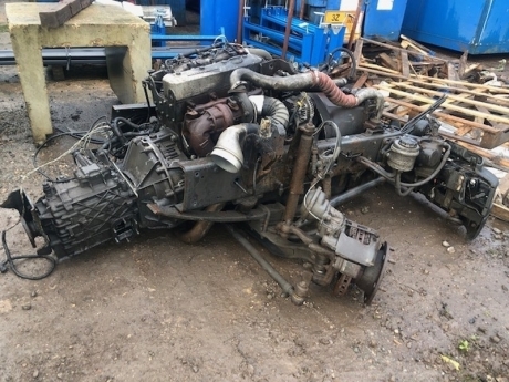 Renault 4cy Engine, Gearbox, Front Axle and Chassis Section 