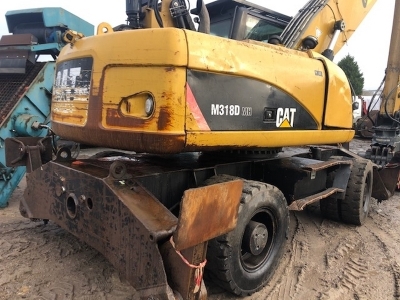 2010 CAT M318DMH Wheeled Waste Handler - 9