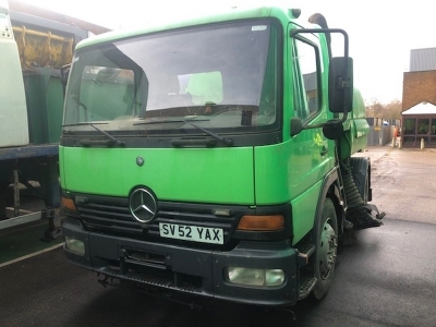 2003 Mercedes 4x2 Johnston Body Sweeper - 2