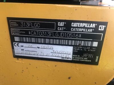 2019 CAT 313 FLGC Excavator - 9