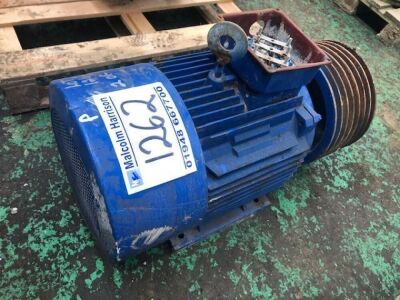 Cristy + Norris Pulveriser 24 x 12 + Heavy Duty Electric Motor + Drive Pulley - 12