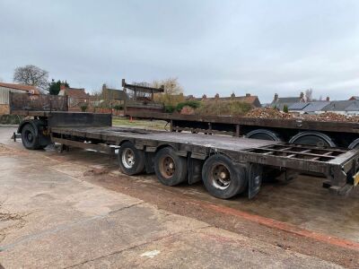 40ft Stepframe Flat Trailer