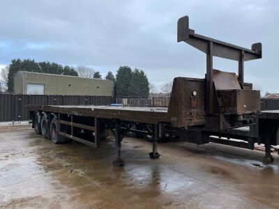 36.5ft Triaxle Flat Trailer