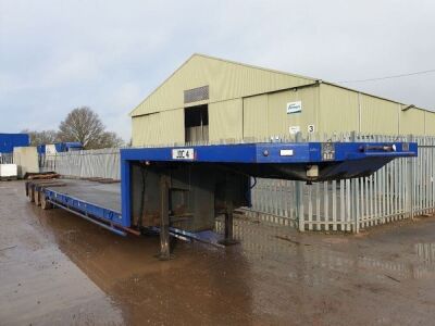 1990 Broshuis Triaxle Extending Low Loader Trailer