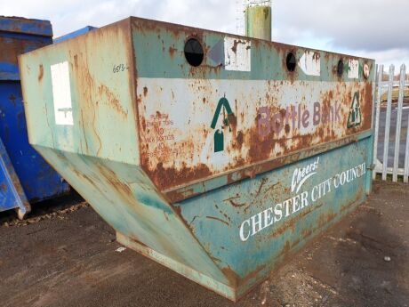 Chain Lift Recycling Bottle Bank