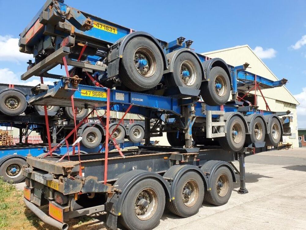 2007 Dennison Triaxle Sliding Skeletal Trailer | Malcolm Harrison