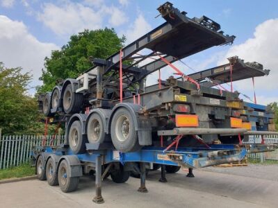 2006 Dennison Triaxle Sliding Skeletal Trailer