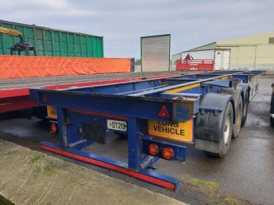 1998 Dennison Triaxle Skeletal Trailer - 4