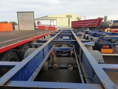 1998 Dennison Triaxle Skeletal Trailer - 5