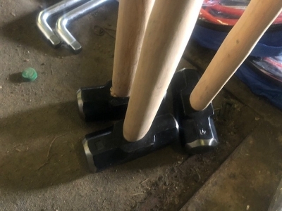 3 x Large Sledge Hammers - 2