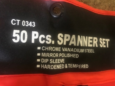 50pc Spanner Set - 2