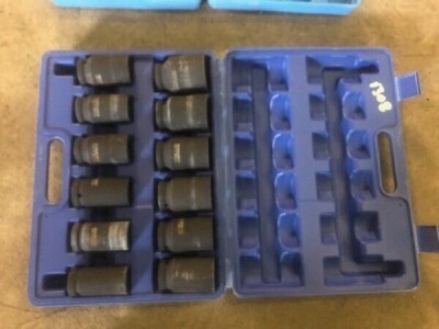 3/4 Drive Deep Impact Sockets x 12