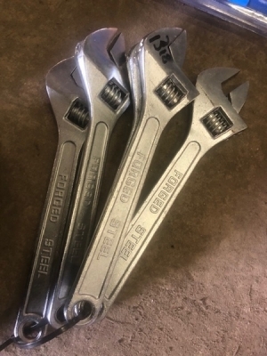 5 x 12 inch Adjustable Spanners