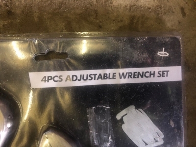 4pc Adjustable Spanner Set - 2
