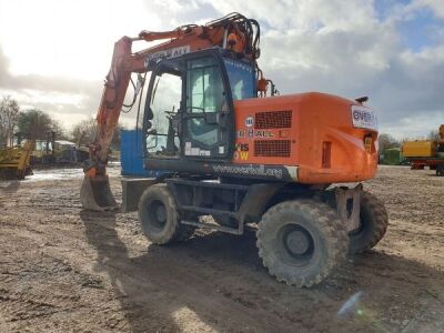 2010 Hitachi ZX140 Wheeled Excavator - 3