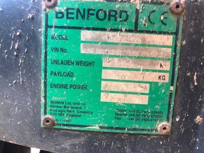 2007 Benford PT9000 Straight Tip Dumper - 17