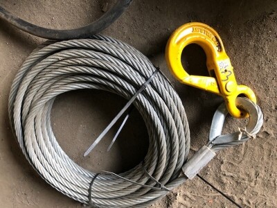 1 x New/Unused Winch Cable - 28m x 13mm