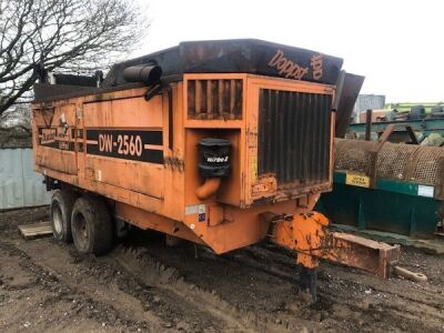 2007 Doppstadt DW 2560 B Tandem Axle Drawbar Shredder - 7