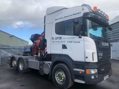 2013 Scania R440 6x2 Rear Lift Crane Tractor Unit - 2