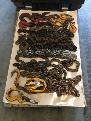 1 x Pallet of Chains & Hooks