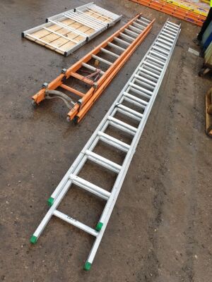 2 Stage 6m Alloy Ladder