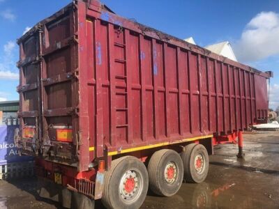 2006 Euro Trailers Triaxle Scrap Spec Tipping Trailer - 2