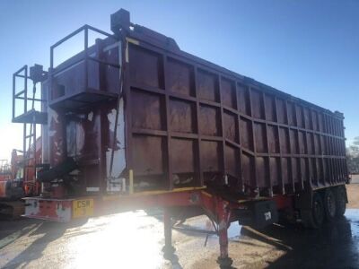 2004 Weightlifter Triaxle Scrap Spec Tipping Trailer