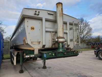 2011 Wilcox Triaxle Insulated Aggregate Tipping Trailer - 2