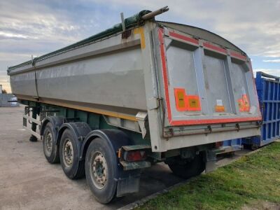 2011 Wilcox Triaxle Insulated Aggregate Tipping Trailer - 4