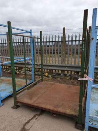 Large Steel Stillage Forklift Mount