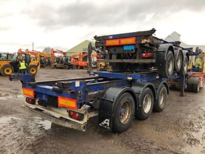 2007 Montracon Triaxle Sliding Skeletal Trailer - 2