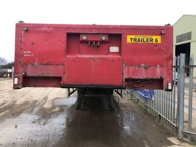 1991 York Triaxle Beavertail Fork Lift Trailer - 3