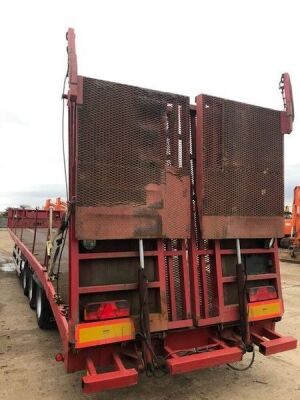 1991 York Triaxle Beavertail Fork Lift Trailer - 12