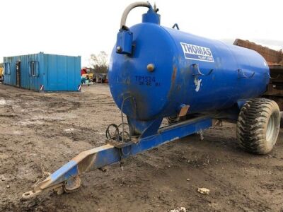 S H Watterson Single Axle Drawbar Slurry Tank - 2