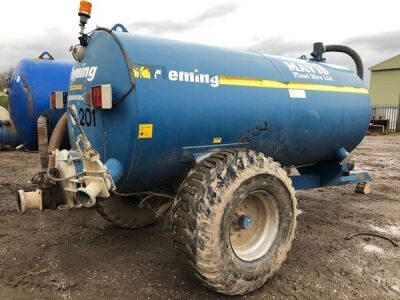 Fleming ST1600 Gallon Single Axle Drawbar Slurry Tank - 14