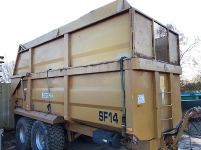 2010 Richard Weston SF14 Tandem Axle Silage Trailer - 2