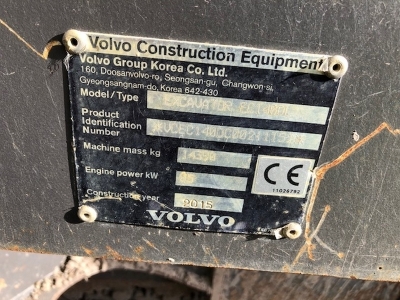 2015 Volvo EC140DL Excavator - 6