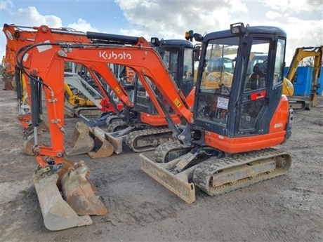 2016 Kubota KX61-3 Mini Digger