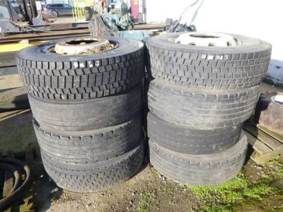 8 x Wheels & Tyres + 2 x Plant Wheels & Tyres