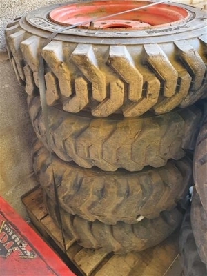 8 x Bobcat Wheels + Tyres - 3