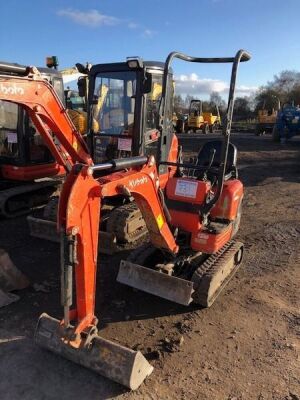 2017 Kubota K008-3 Mini Digger