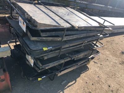 4 Sets of JCB 51R Cab Guards