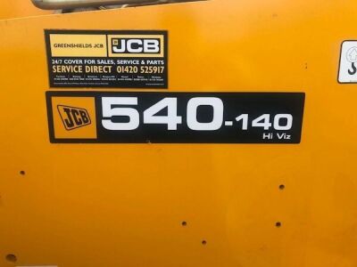 2018 JCB 540 140 Hi-Viz Telehandler - 10