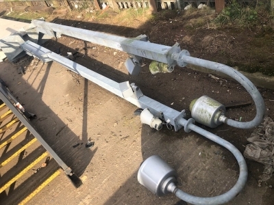 2 x Poles for CCTV Cameras