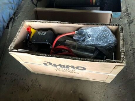 New/Unused 12v 1350lb Rhino Winch