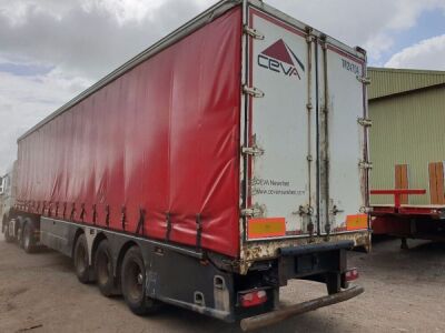 2003 Cartwright Triaxle Curtainside Trailer - 2