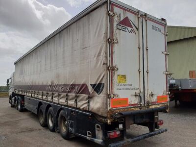 2003 Cartwright Triaxle Curtainside Trailer - 3