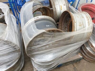 Qty of 8 Steel Trailer Rims - 2