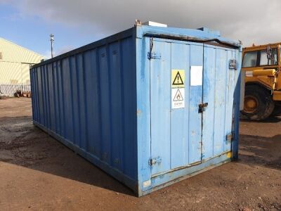 24'x8' Steel Container Chemical Store